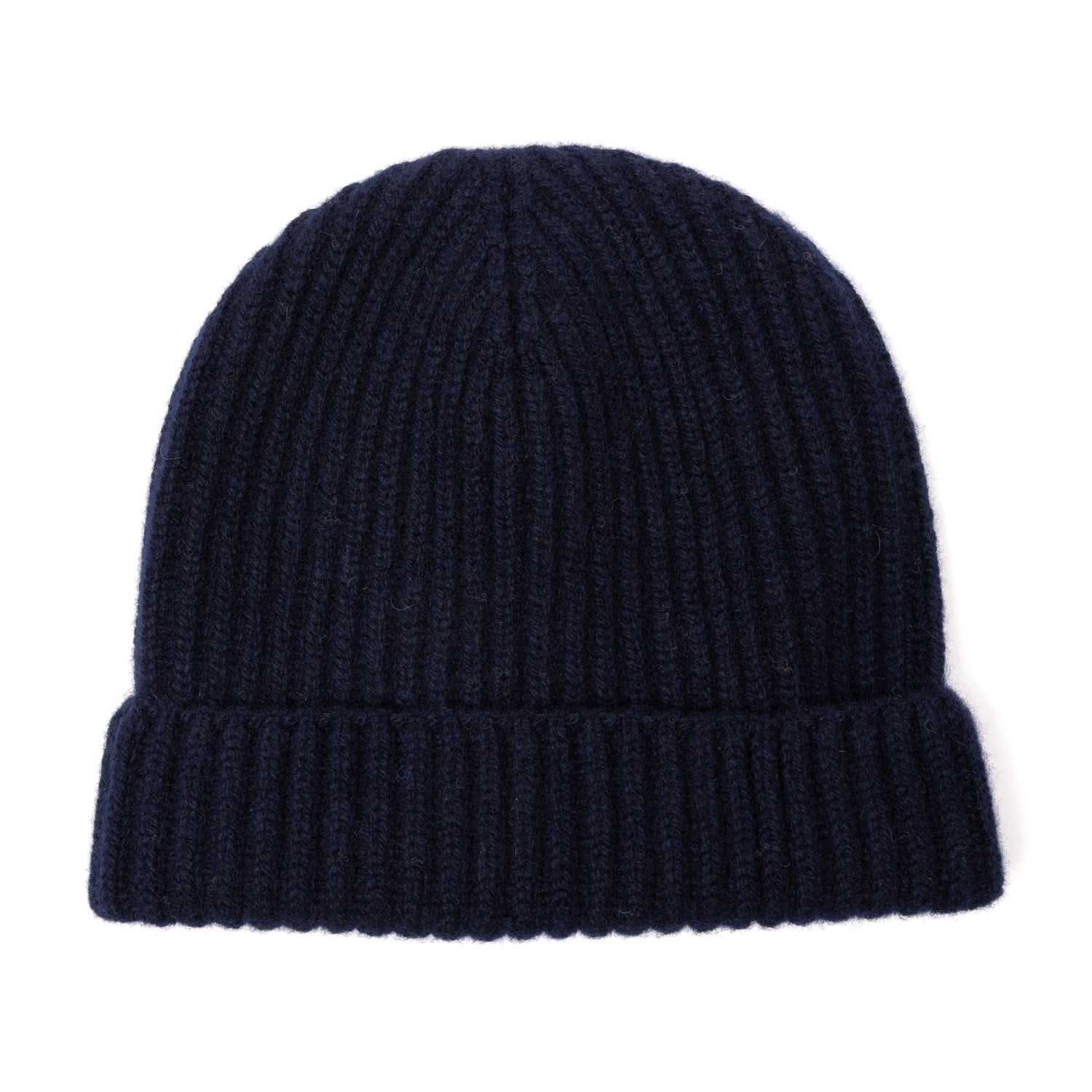 Knitted Hat "Ribbed Hat" made from pure Lambswool - 4 Ply